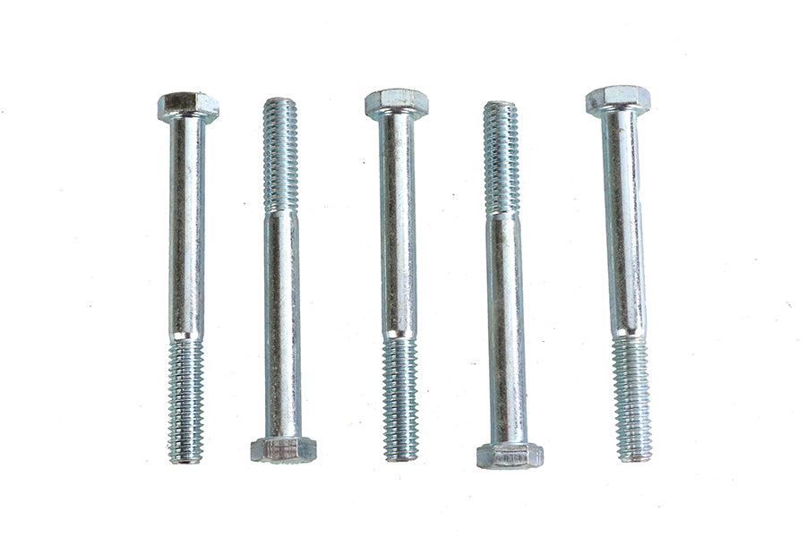 V-Twin Zinc Hex Cap Bolts 5/16 inch-18 x 3 inch (Pack of 5)