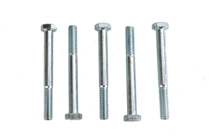 V-Twin Zinc Hex Cap Bolts 5/16 inch-18 x 3 inch (Pack of 5)