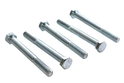 V-Twin Zinc Hex Cap Bolts 5/16 inch-18 x 3 inch (Pack of 5)