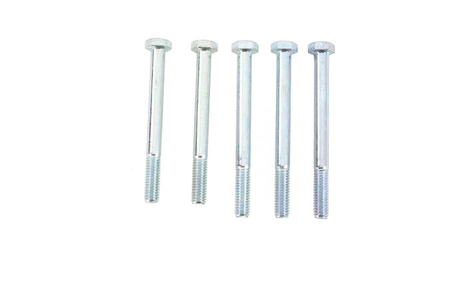 V-Twin Zinc Hex Cap Bolts 5/16 inch-18 x 3-1/4 inch – Pack of 5