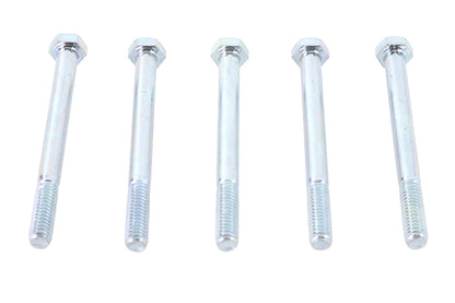 V-Twin Zinc Hex Cap Bolts 5/16 inch-18 x 3-1/2 inch (Pack of 5)