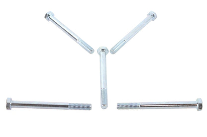 V-Twin Zinc Hex Cap Bolts 5/16 inch-18 x 3-1/2 inch (Pack of 5)