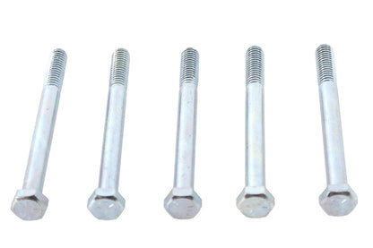 V-Twin Zinc Hex Cap Bolts 5/16 inch-18 x 3-1/2 inch (Pack of 5)