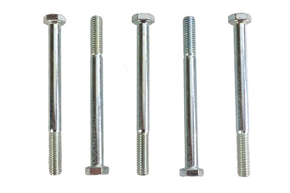 V-Twin Zinc Hex Cap Bolts 5/16 inch-18 x 3-3/4 inch - Pack of 5