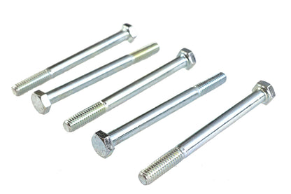 V-Twin Zinc Hex Cap Bolts 5/16 inch-18 x 3-3/4 inch - Pack of 5