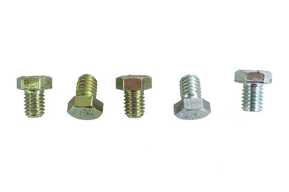 V-Twin Zinc Hex Cap Bolts 3/8 inch-16 x 1/2 inch - Pack of 5