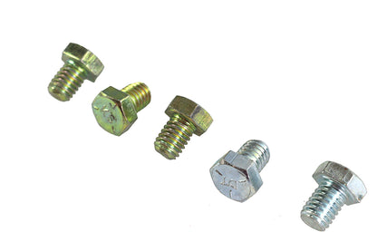 V-Twin Zinc Hex Cap Bolts 3/8 inch-16 x 1/2 inch - Pack of 5
