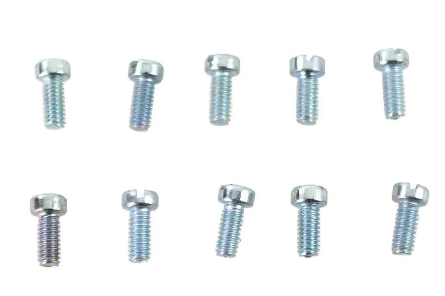 Fillister Head Screw 8-32 N.C. X 3/8 inch Zinc by V-Twin