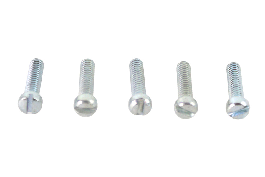 V-Twin 8-32 x 3/4 inch Fillister Head Screw with Zinc Finish - Pack of 5