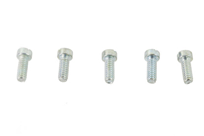 V-Twin 10-24 x 1/2 inch Fillister Head Screw Zinc Finish - Pack of 5