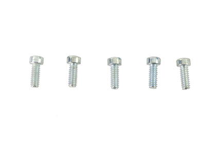 V-Twin 10-24 x 1/2 inch Fillister Head Screw Zinc Finish - Pack of 5