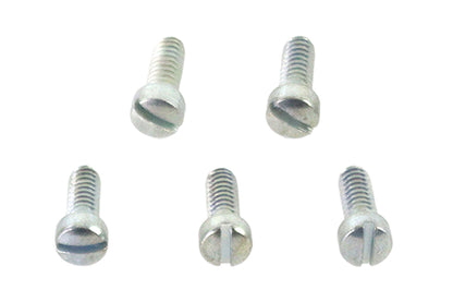 V-Twin 10-24 x 1/2 inch Fillister Head Screw Zinc Finish - Pack of 5