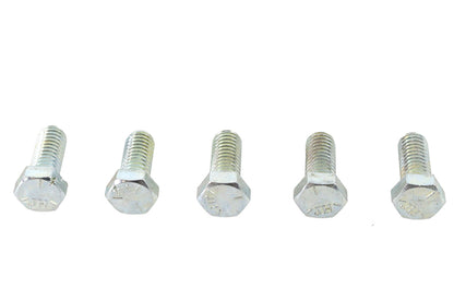 V-Twin Zinc Hex Cap Bolts 3/8 inch-16 x 7/8 inch – Pack of 5