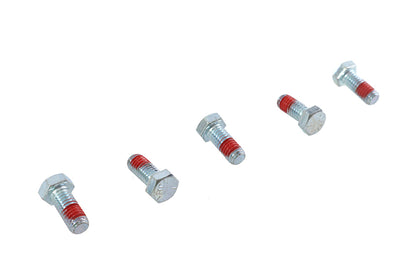 V-Twin Zinc Hex Cap Bolts 3/8 inch-16 x 7/8 inch (Pack of 5)