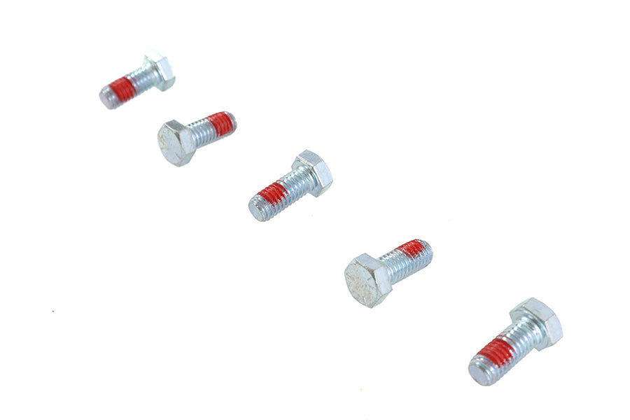 V-Twin Zinc Hex Cap Bolts 3/8 inch-16 x 7/8 inch (Pack of 5)