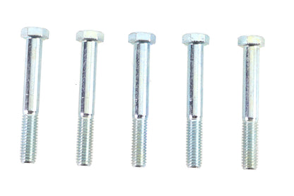 V-Twin Zinc Hex Cap Bolts 3/8 inch-16 x 2-3/4 inch Pack of 5