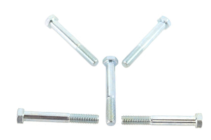 V-Twin Zinc Hex Cap Bolts 3/8 inch-16 x 2-3/4 inch Pack of 5
