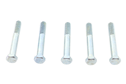V-Twin Zinc Hex Cap Bolts 3/8 inch-16 x 2-3/4 inch Pack of 5