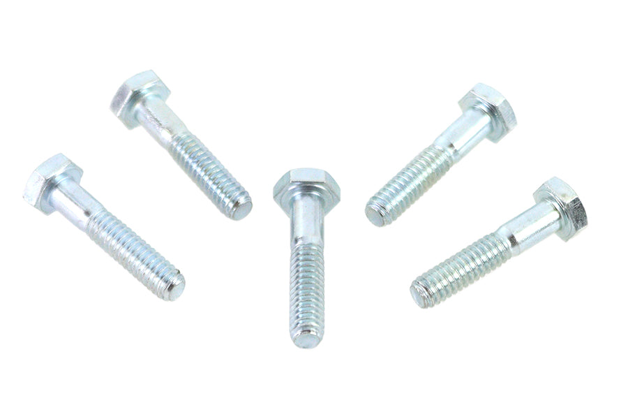 V-Twin Zinc Hex Cap Bolts 7/16 inch-14 x 1 inch (Pack of 5)