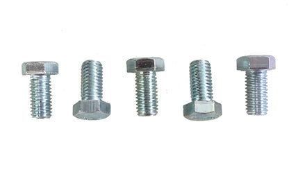 V-Twin Zinc Hex Cap Bolts 1/2 Inch-13 x 1 Inch (Pack of 5)