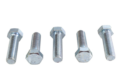 V-Twin Zinc Hex Cap Bolts 1/2 inch-13 x 1-3/4 inch, Pack of 5