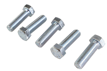 V-Twin Zinc Hex Cap Bolts 1/2 inch-13 x 1-3/4 inch, Pack of 5