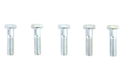 V-Twin Zinc Hex Cap Bolts 1/2 inch-13 x 2 inch (Pack of 5)