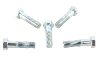 V-Twin Zinc Hex Cap Bolts 1/2 inch-13 x 2 inch (Pack of 5)
