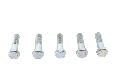 V-Twin Zinc Hex Cap Bolts 1/2 inch-13 x 2 inch (Pack of 5)