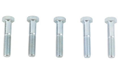 V-Twin Zinc Hex Cap Bolts 1/2 inch-13 x 2-1/2 inch (Pack of 5)