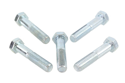 V-Twin Zinc Hex Cap Bolts 1/2 inch-13 x 2-1/2 inch (Pack of 5)