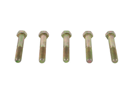 V-Twin Zinc Hex Cap Bolts 1/2 inch-13 x 2-3/4 inch, Pack of 5