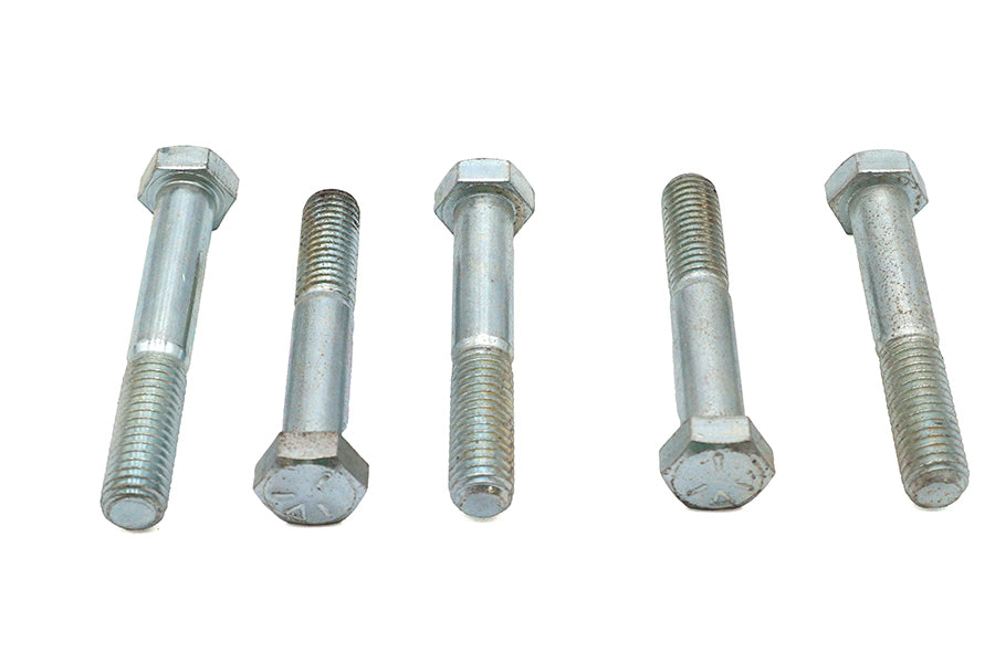 V-Twin Zinc Hex Cap Bolts 1/2 inch-13 x 3 inch (Pack of 5)