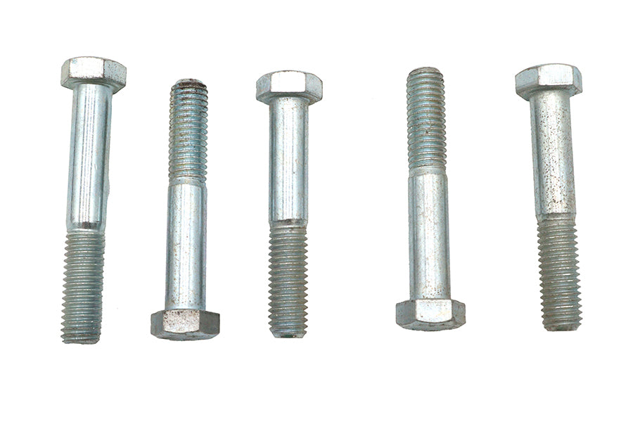 V-Twin Zinc Hex Cap Bolts 1/2 inch-13 x 3 inch (Pack of 5)