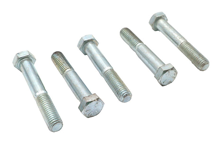 V-Twin Zinc Hex Cap Bolts 1/2 inch-13 x 3 inch (Pack of 5)