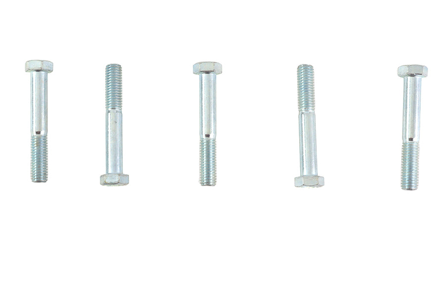 V-Twin Zinc Hex Cap Bolts 1/2 inch-13 x 3-1/4 inch, Pack of 5