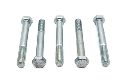 V-Twin Zinc Hex Cap Bolts 1/2 inch-13 x 3-5/8 inch (Pack of 5)