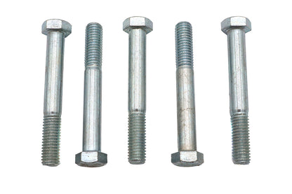 V-Twin Zinc Hex Cap Bolts 1/2 inch-13 x 3-5/8 inch (Pack of 5)