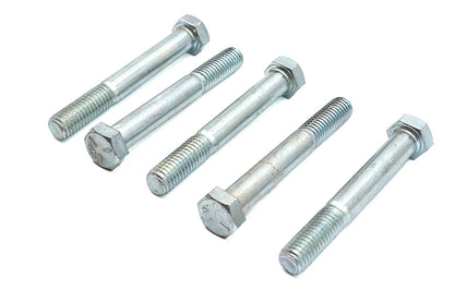 V-Twin Zinc Hex Cap Bolts 1/2 inch-13 x 3-5/8 inch (Pack of 5)