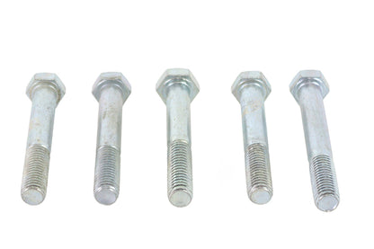 V-Twin Zinc Hex Cap Bolts 1/2 inch-13 x 3-3/4 inch - Pack of 5