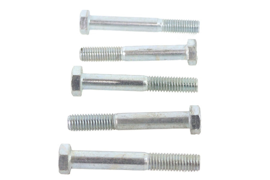 V-Twin Zinc Hex Cap Bolts 1/2 inch-13 x 3-3/4 inch - Pack of 5