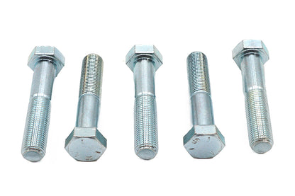 V-Twin Zinc Hex Cap Bolts 1/4 inch-28 x 1/2 inch (Pack of 5)
