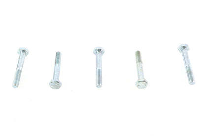 V-Twin Zinc Hex Cap Bolts 1/4 inch-28 x 1-3/4 inch - Pack of 5