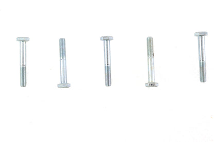 V-Twin Zinc Hex Cap Bolts 1/4 inch-28 x 1-3/4 inch - Pack of 5