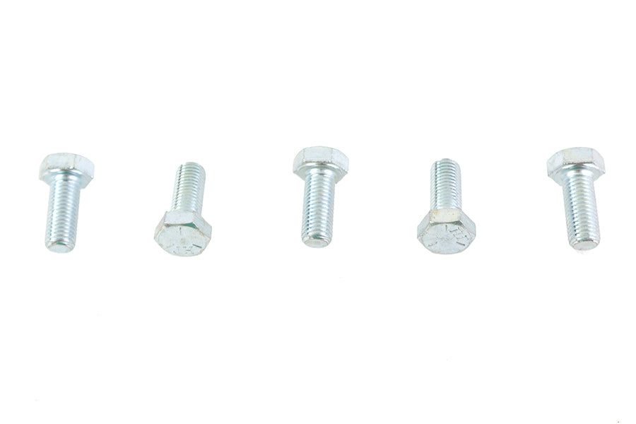 V-Twin Zinc Hex Cap Bolts 5/16 inch-24 x 3/4 inch (Pack of 5)