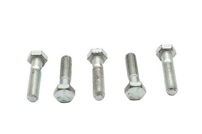 V-Twin Zinc Hex Cap Bolts 5/16 inch-24 x 1-3/8 inch (Pack of 5)