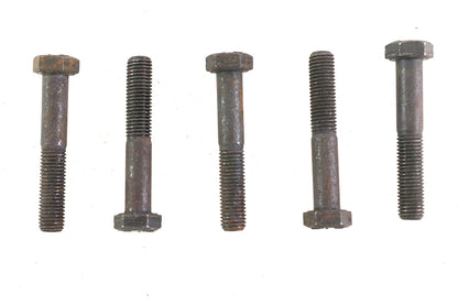 V-Twin Black Hex Cap Bolts 5/16 inch-24 x 1-7/8 inch - Pack of 5