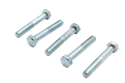 V-Twin Zinc Hex Cap Bolts 5/16 inch-24 x 2 inch - Pack of 5
