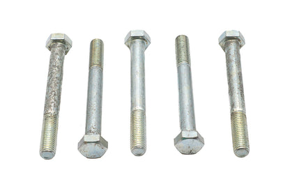V-Twin Zinc Hex Cap Bolts 5/16 inch-24 x 2-3/4 inch, Pack of 5