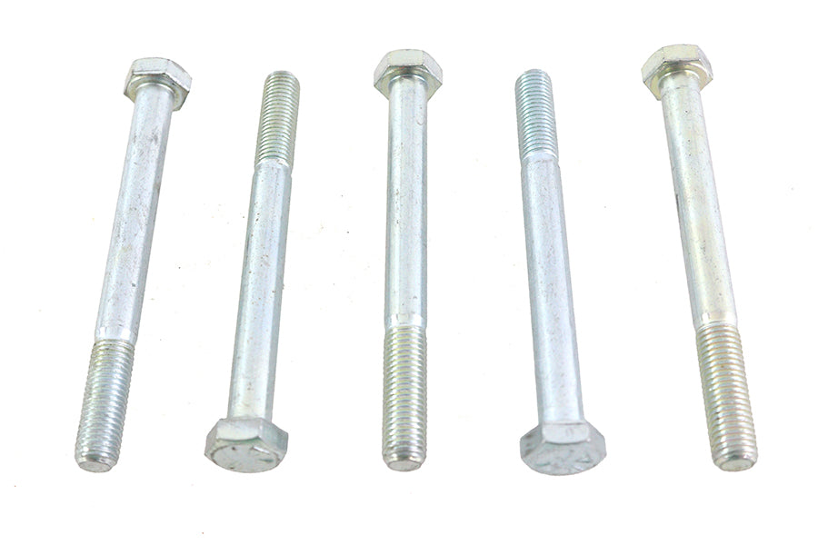 V-Twin Zinc Hex Cap Bolts 5/16 inch-24 x 3-1/4 inch (Pack of 5)
